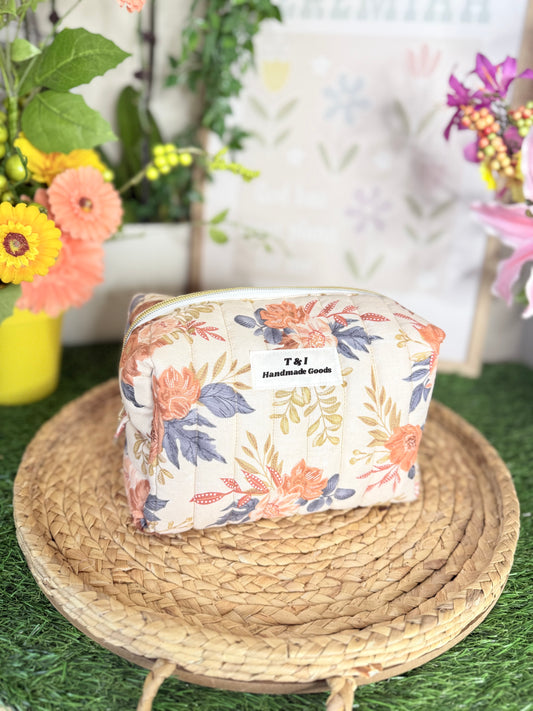 Earthy botanical Floral Large Multipurpose Bag