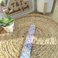 Purple floral Fabric Bookmark