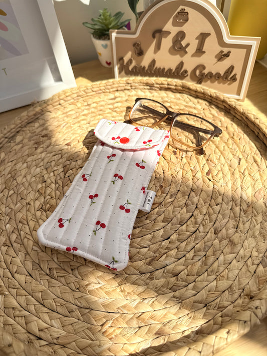 Cherry Dot Glasses Case
