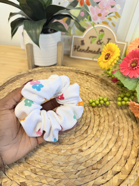 Flower Scrunchie