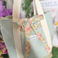 Garden Gathered Teal & Sage Tote Bag