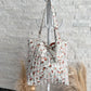 Mauve Floral Tote Bag