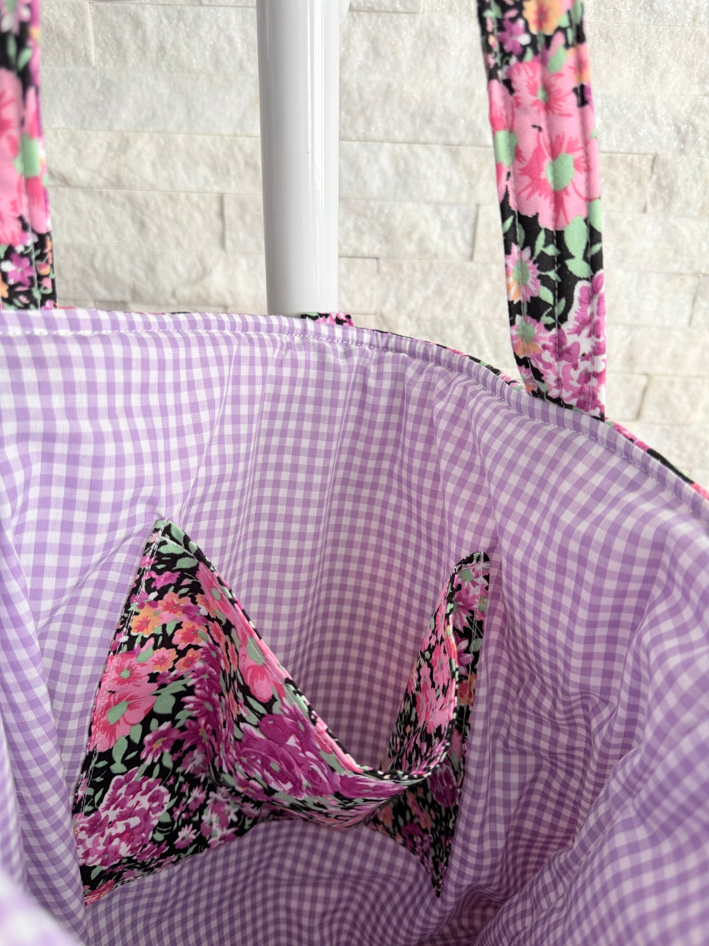 Plum Wildflowers Tote Bag