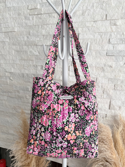 Plum Wildflowers Tote Bag