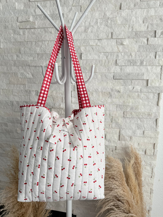 Cherry dot Tote Bag