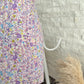 Purple Floral Tote Bag