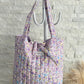 Purple Floral Tote Bag