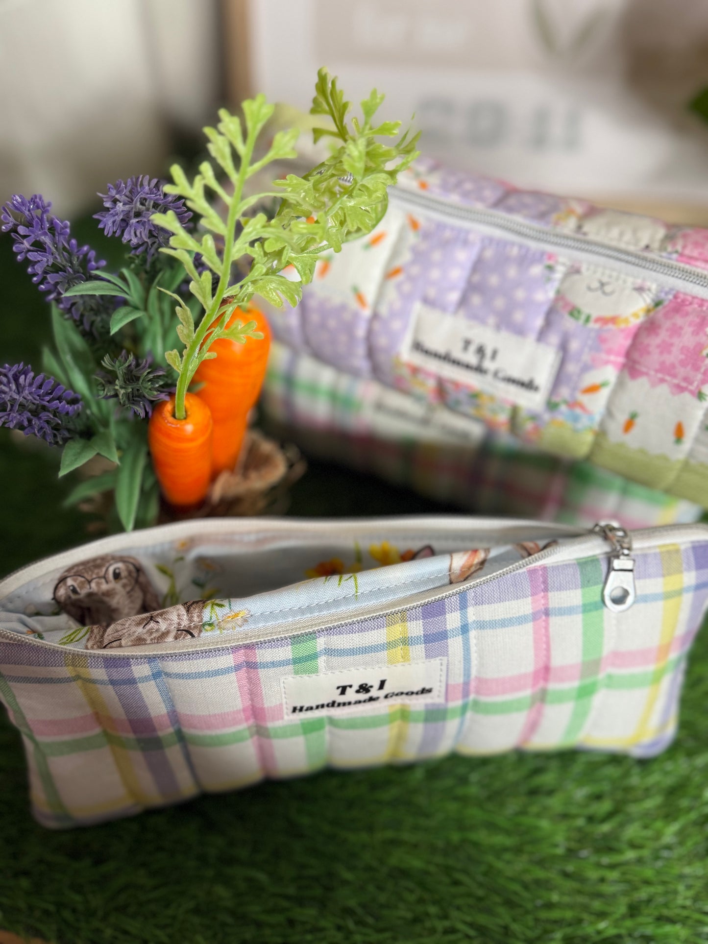 EASTER VIBES BOXY PENCIL MULTIPURPOSE CASE
