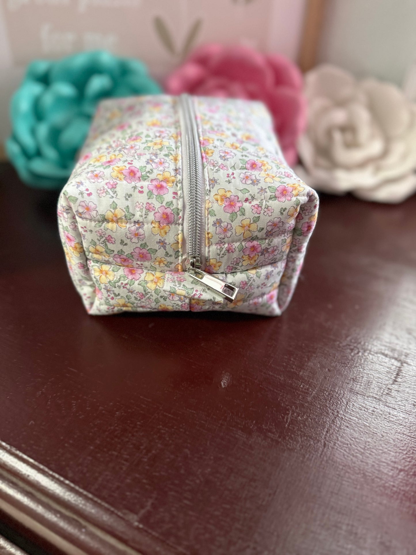Pastel Floral Small Multipurpose Bag