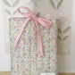 Pastel Floral Book Sleeve w/bow