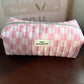 Pink Checker Hair Tools Bag