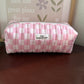 Pink Checker Hair Tools Bag