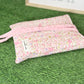 Pink Floral Book Sleeve w/bow