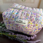 Purple Floral Large Multipurpose Bag