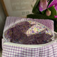 Purple Gingham Large Multipurpose Bag
