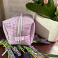 Purple Gingham Large Multipurpose Bag