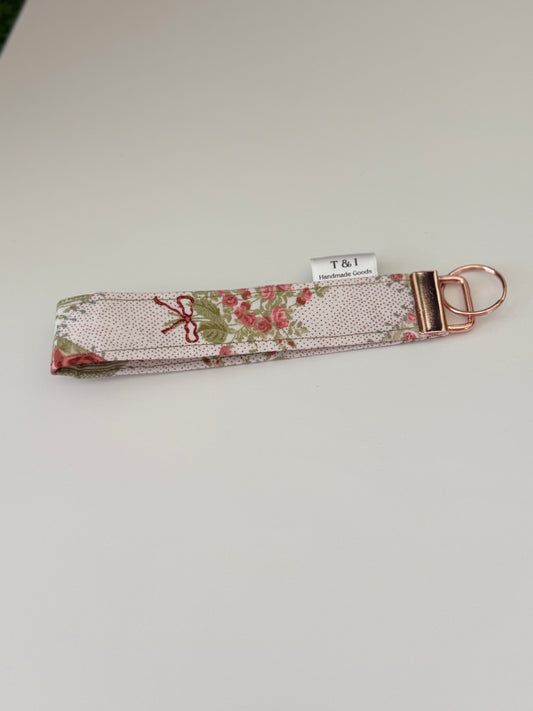 Rosie Patch Wristlet Keychain