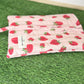 Strawberry field Book Sleeve w/bow