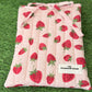 Strawberry field Book Sleeve w/bow