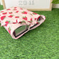 Strawberry field Book Sleeve w/bow