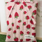 Strawberry field Book Sleeve w/bow