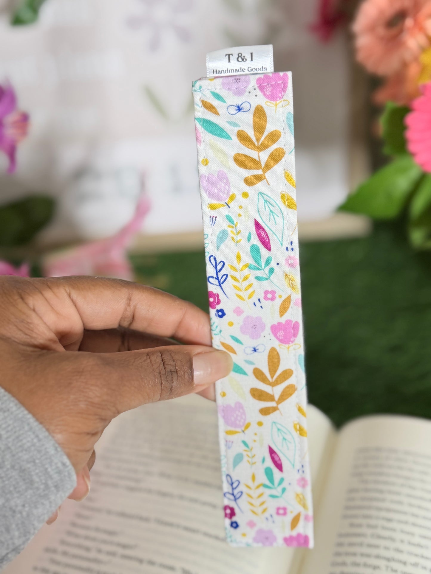 Tranquility Fabric Bookmark