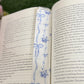 Vintage Blue Fabric Bookmark