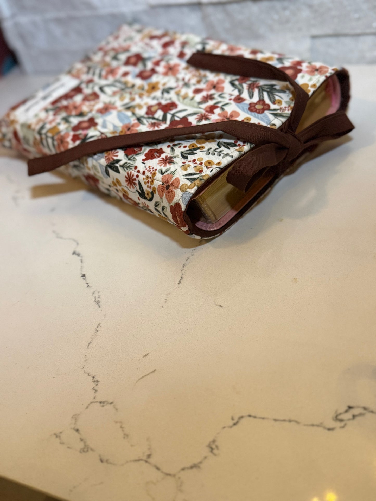 Fall Wildflower Book Sleeve w/bow