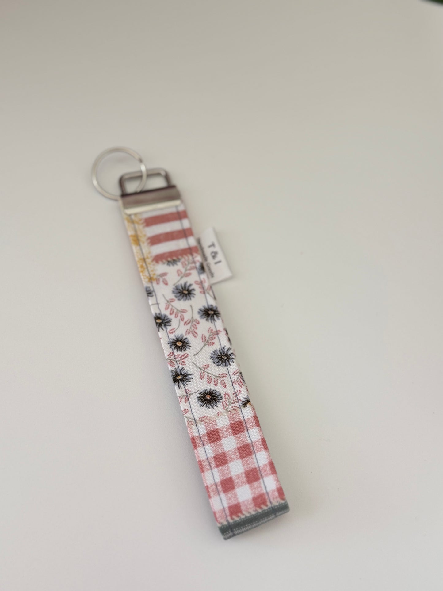 Cottage Boho Wristlet Keychain