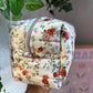 Mauve Floral Hair Tools Bag