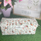 Mauve Floral Hair Tools Bag