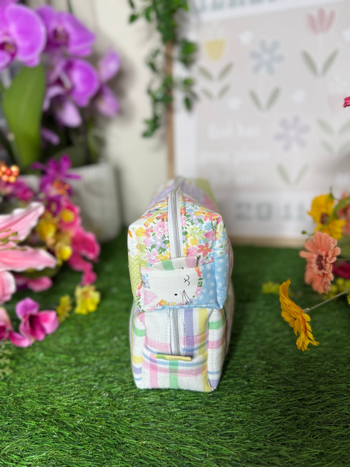 EASTER VIBES BOXY PENCIL MULTIPURPOSE CASE
