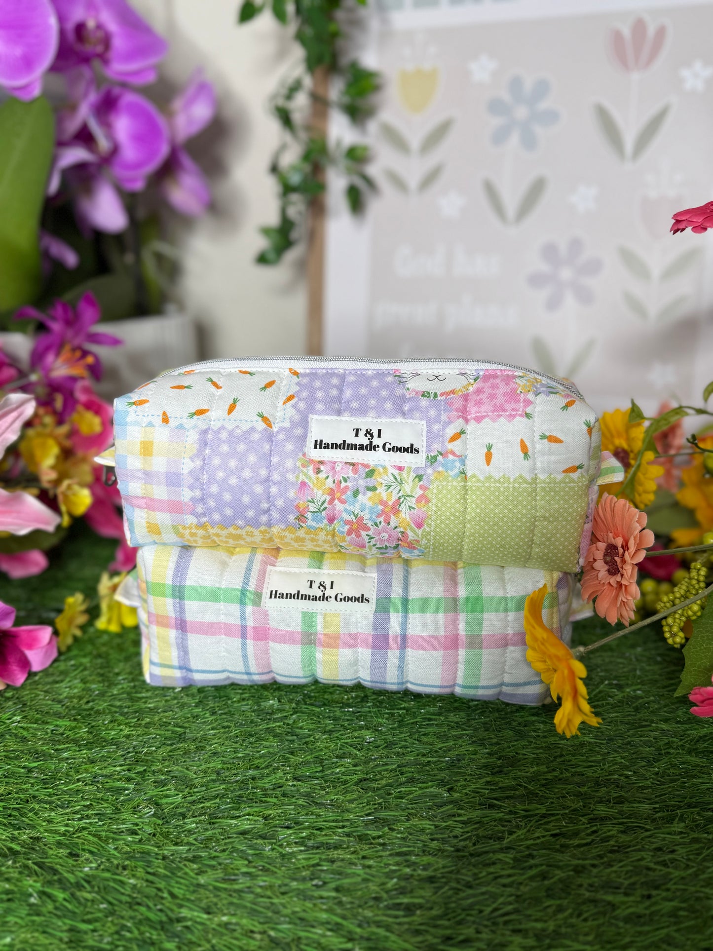 EASTER VIBES BOXY PENCIL MULTIPURPOSE CASE