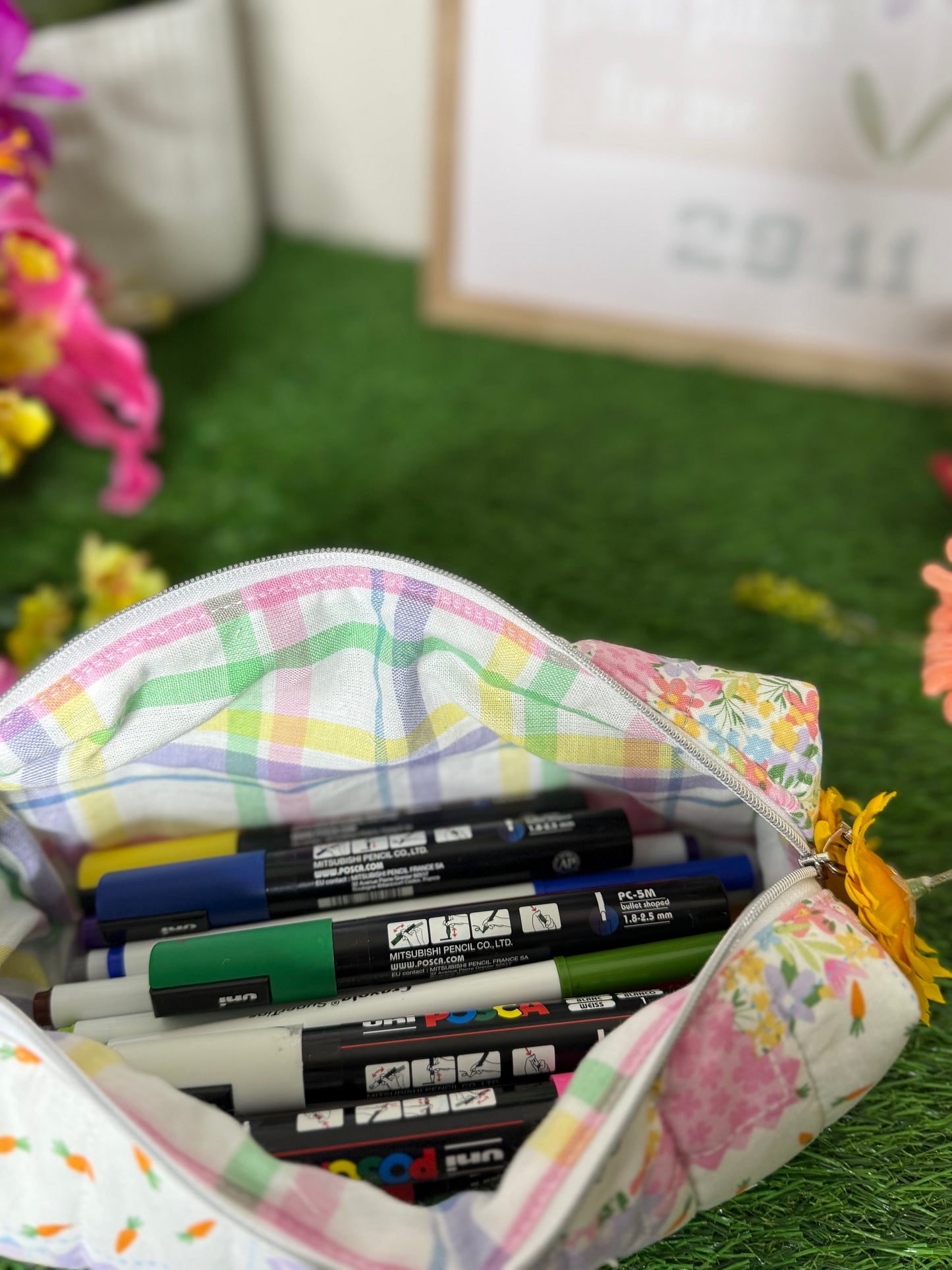 EASTER VIBES BOXY PENCIL MULTIPURPOSE CASE