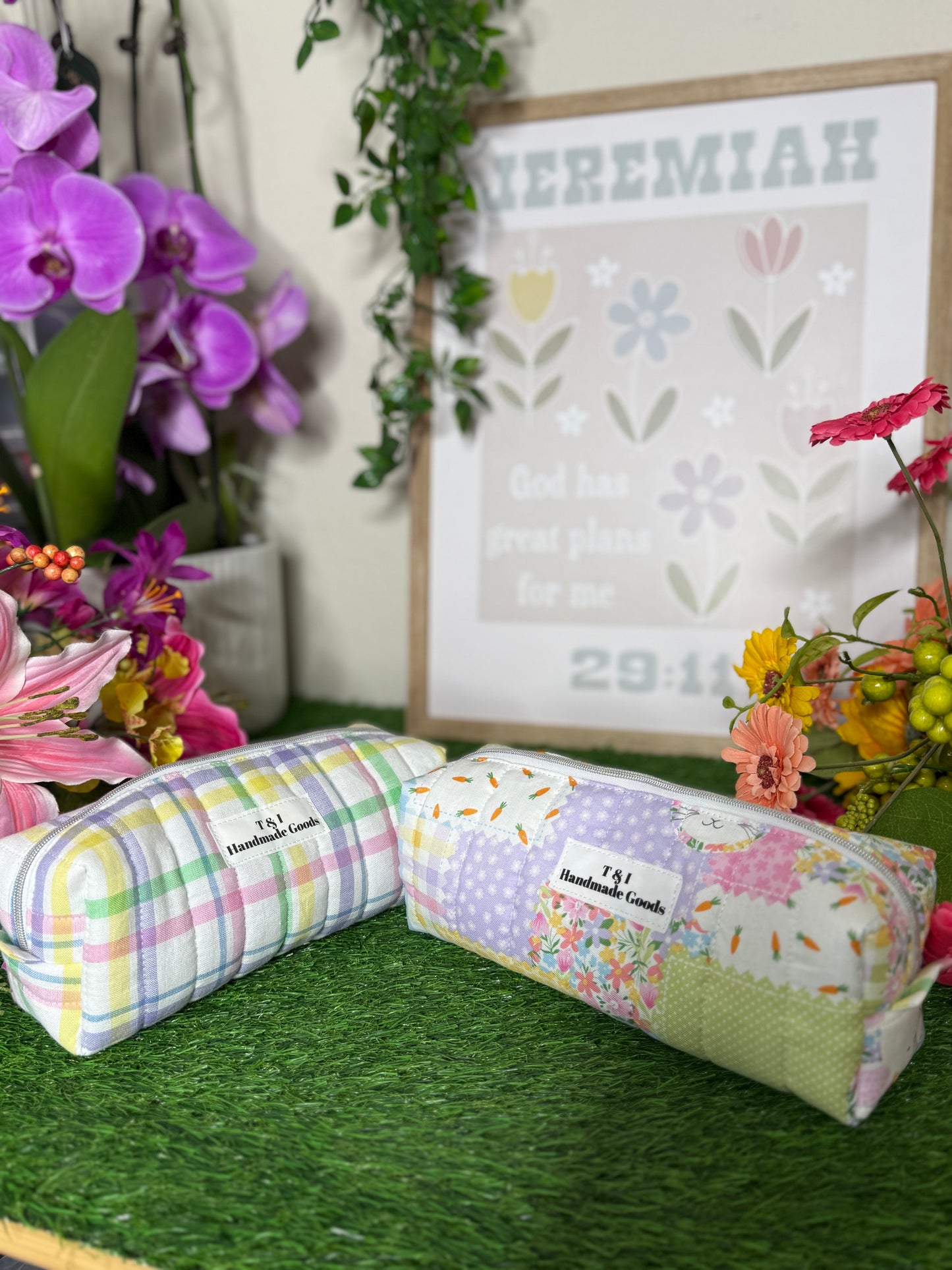 EASTER VIBES BOXY PENCIL MULTIPURPOSE CASE