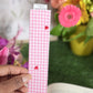 Pink love Fabric Bookmark