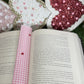 Pink love Fabric Bookmark