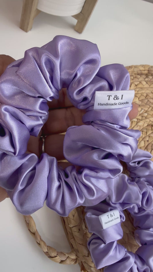 Lilac Scrunchies (Satin)