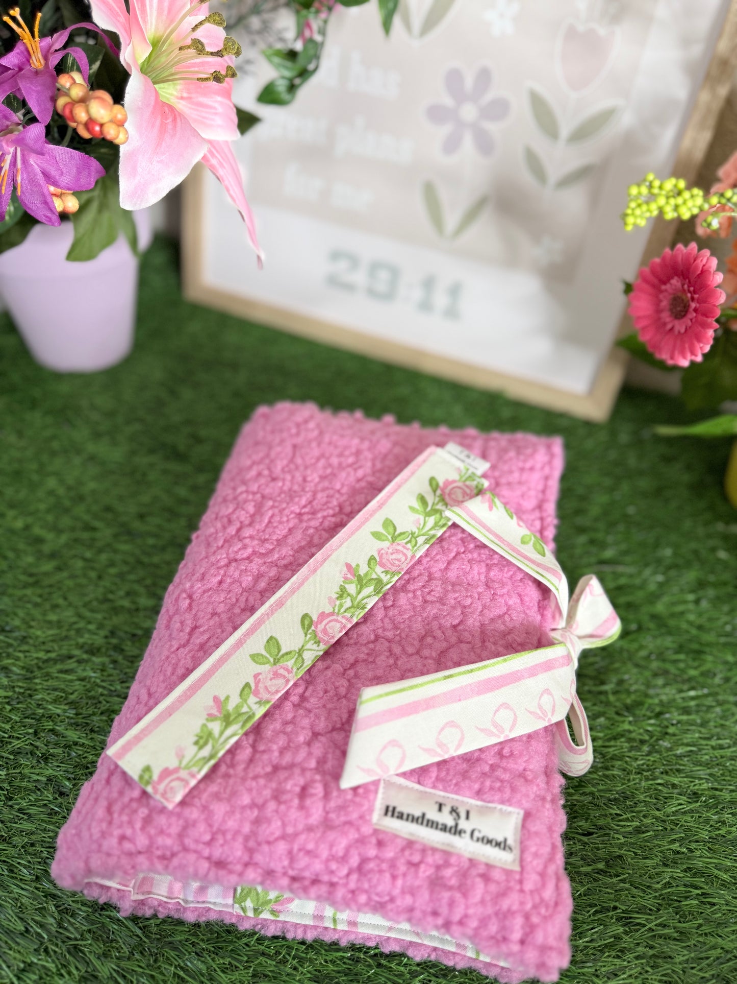 ROSEY BELL PLUSH BOOK COVER