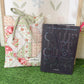 Rosie patch Book Sleeve w/bow