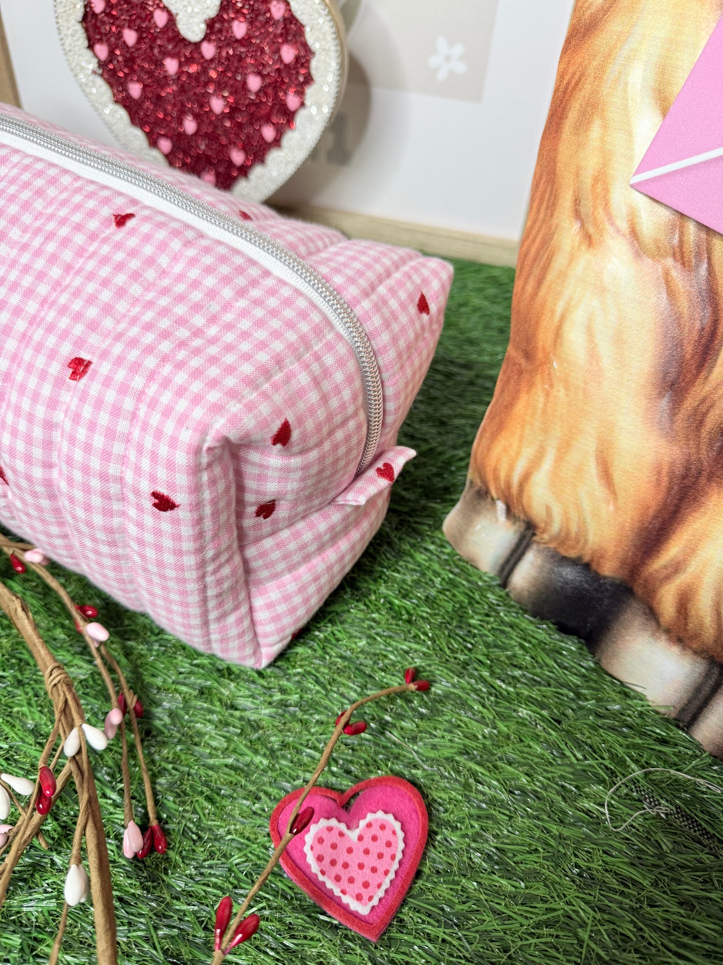 Pink love Hair Tools Bag